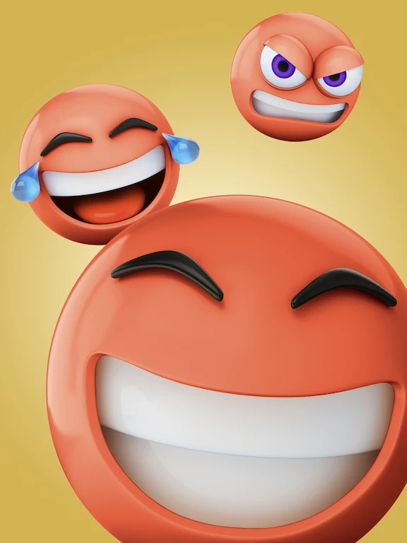 Ready to use Assets 18 symbol emoji kit front
