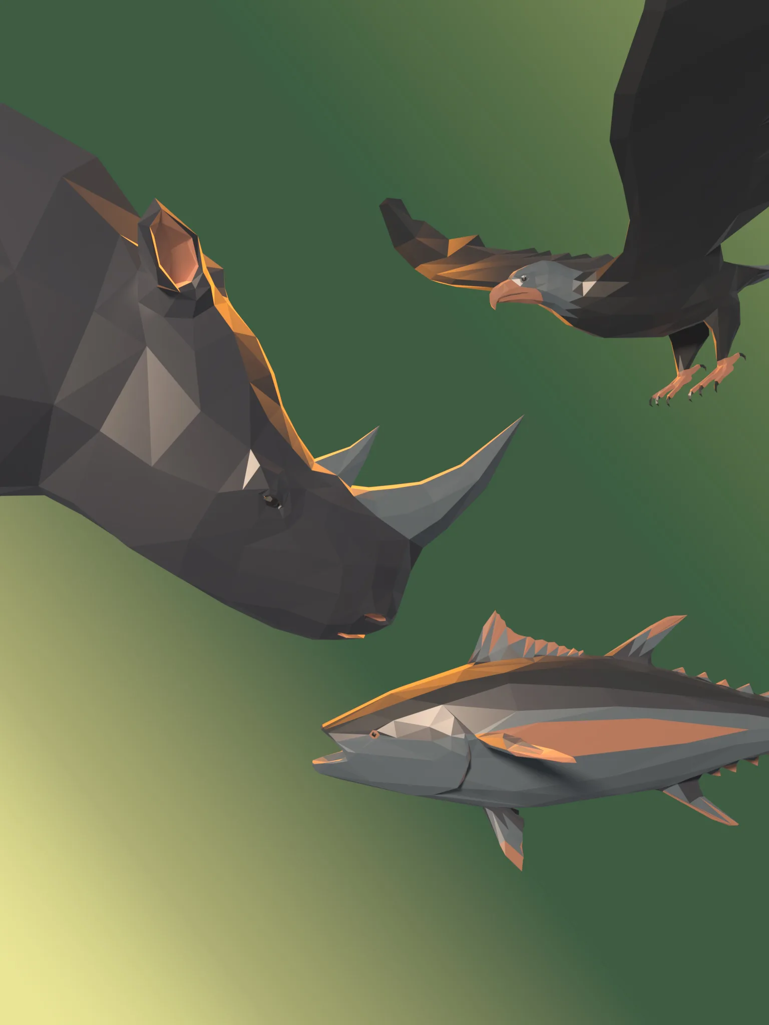 Ready to use Assets 15 animals kit front